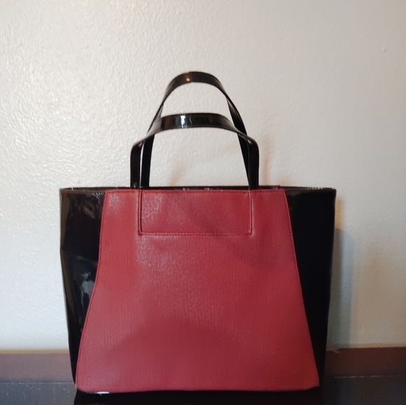 Anne Klein Two Tone Purse Handbag Tote - Picture 4 of 16